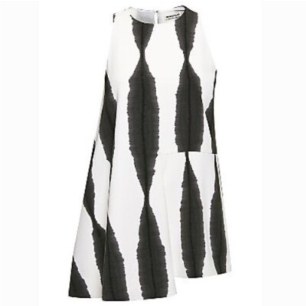 Whistles Sleeveless Asymmetric Mini Dress Size 4